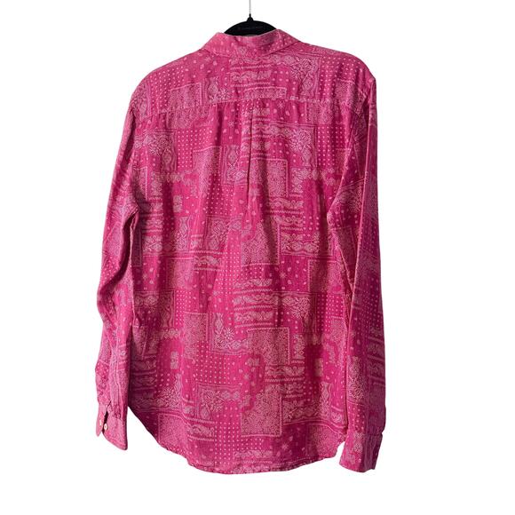 120% LINO NWT Pink Regular Fit Shirt - Picture 2 of 6